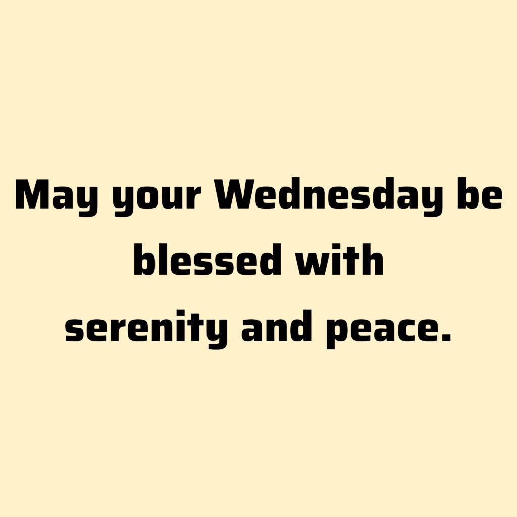 happy wednesday blessings