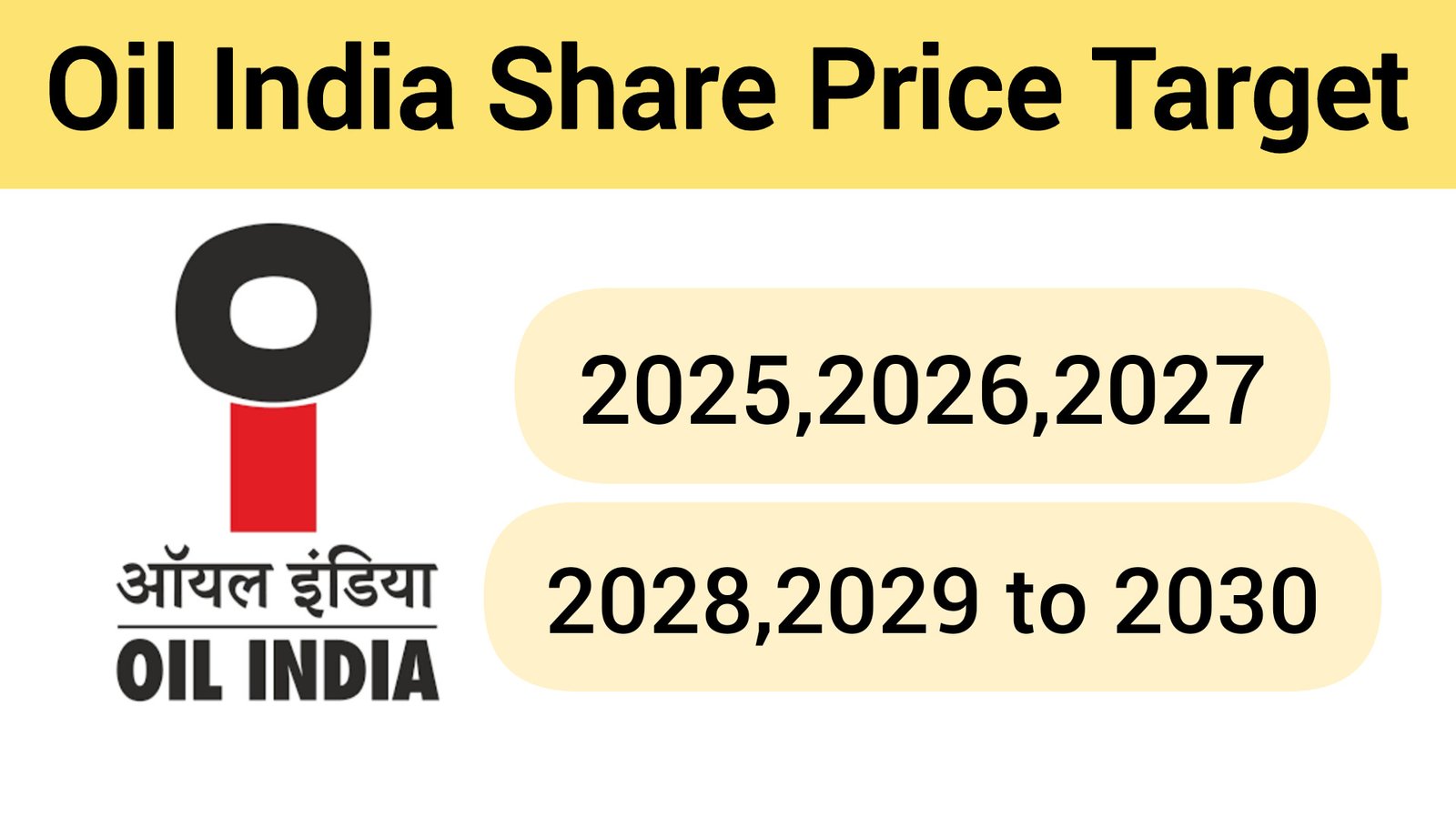 Oil India Share Price Target 2025