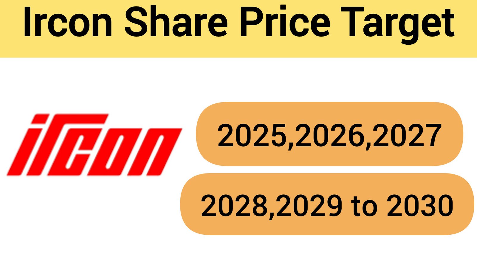 IRCON Share Price Target 2030,IRCON Share Price Target 2025