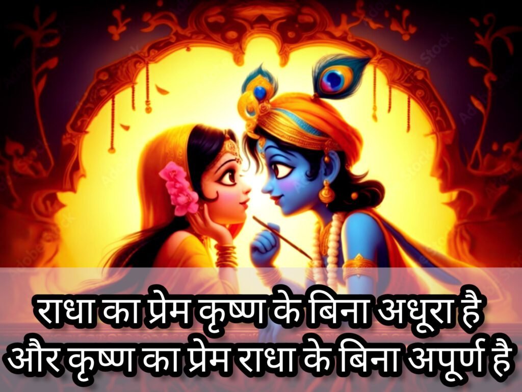 Radha Krishna Love Quotes in Hindi